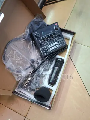 Bm800 Condenser Mic + V9 Audio Mixer for Streaming Music