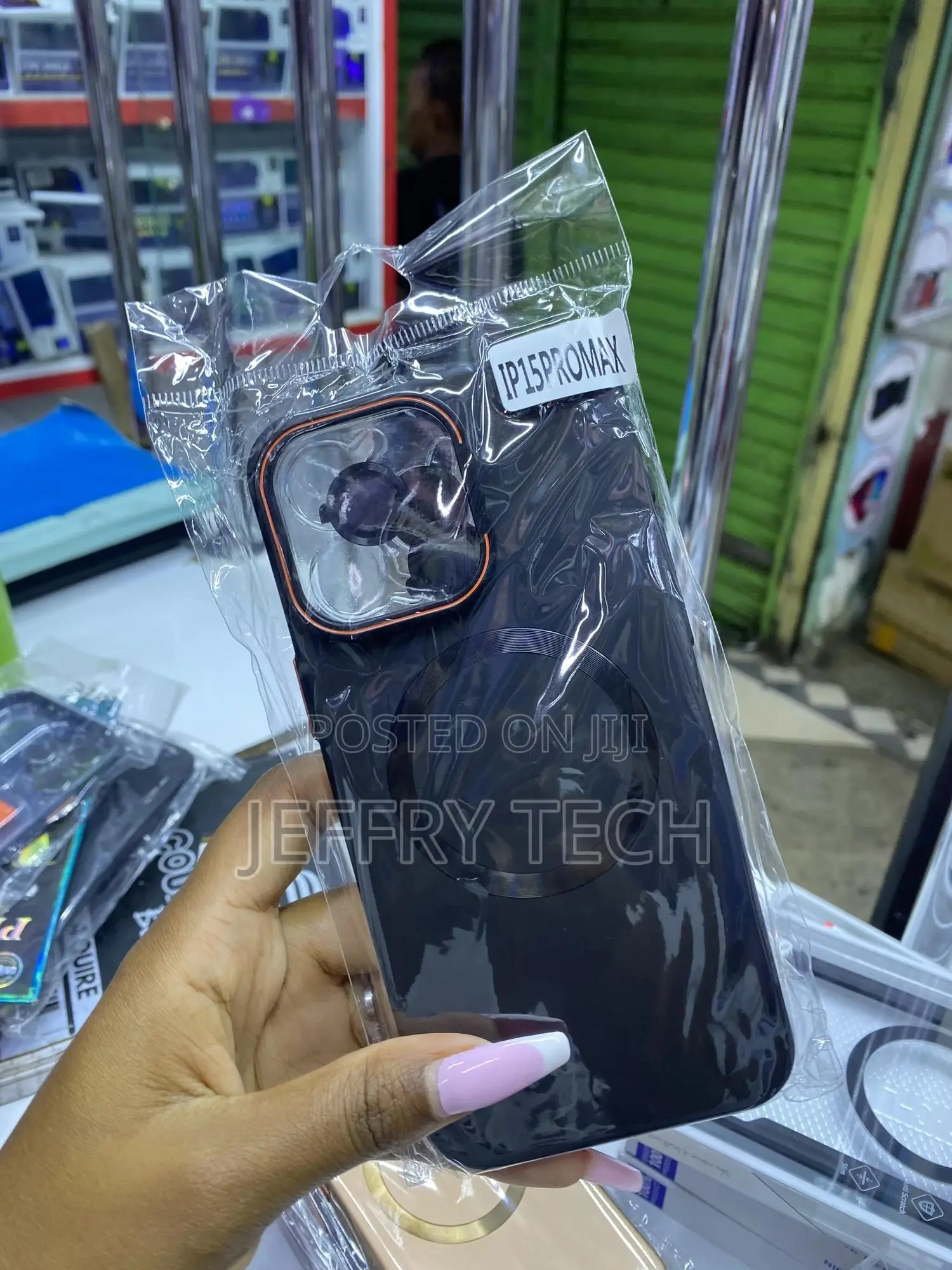 Moxos Magnetic for iPhone 15 Pro Max Case With Lense Protector /Stand