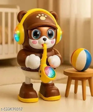 Musical Bear Toy With Music and Lights