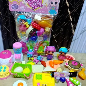 Happy Girls Kitchen Set With Plenty Play Items