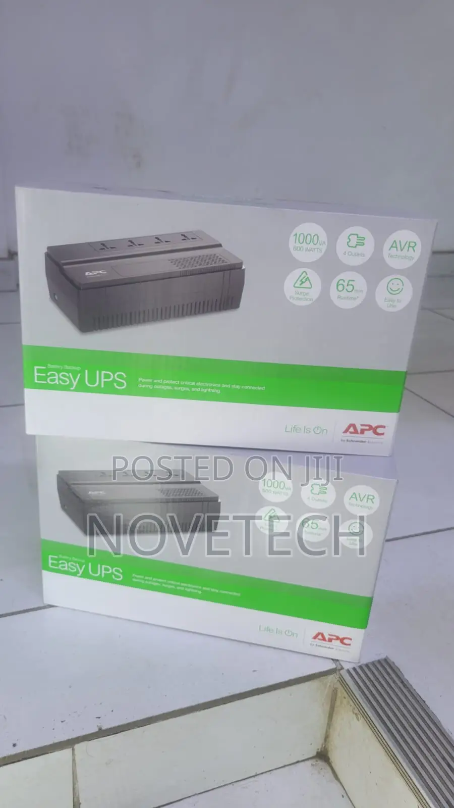 Apc -600w Ups 1000va Ups Battery Backup Surge Protector