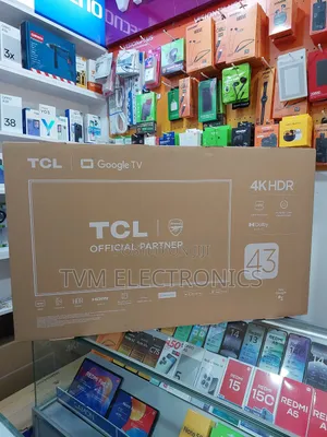 TCL 43" 43v6c Smart HDR Google Tv(New 2025)