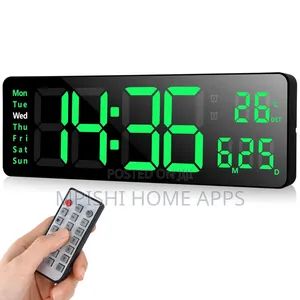 Led Digital Alarm Clock Large Display