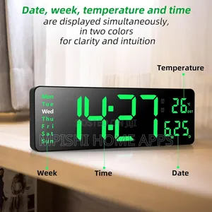 Led Digital Alarm Clock Large Display