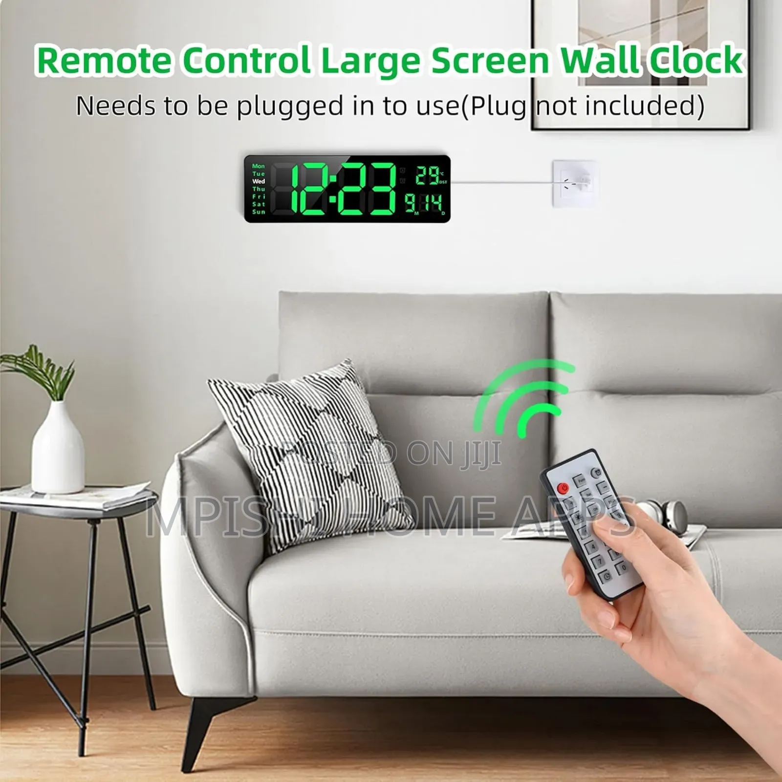 Led Digital Alarm Clock Large Display
