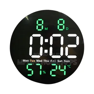 Led Round Digital Alarm Clock