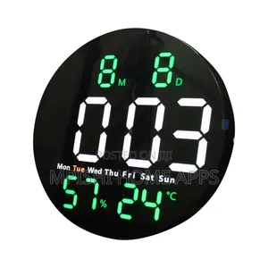Led Round Digital Alarm Clock