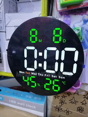 Led Round Digital Alarm Clock