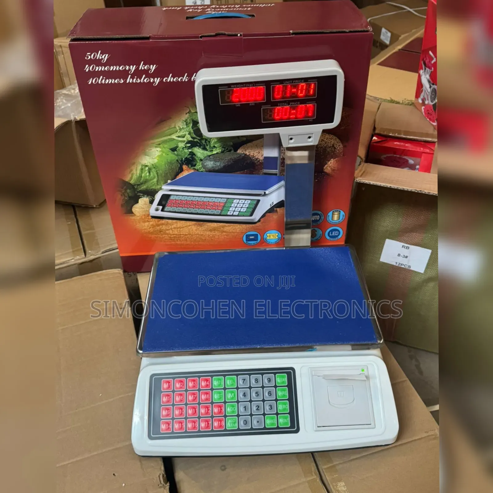 50kg Memory Receipt Scale