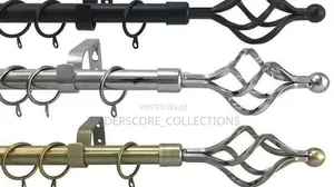 Modern Adjustable Double Curtain Rods