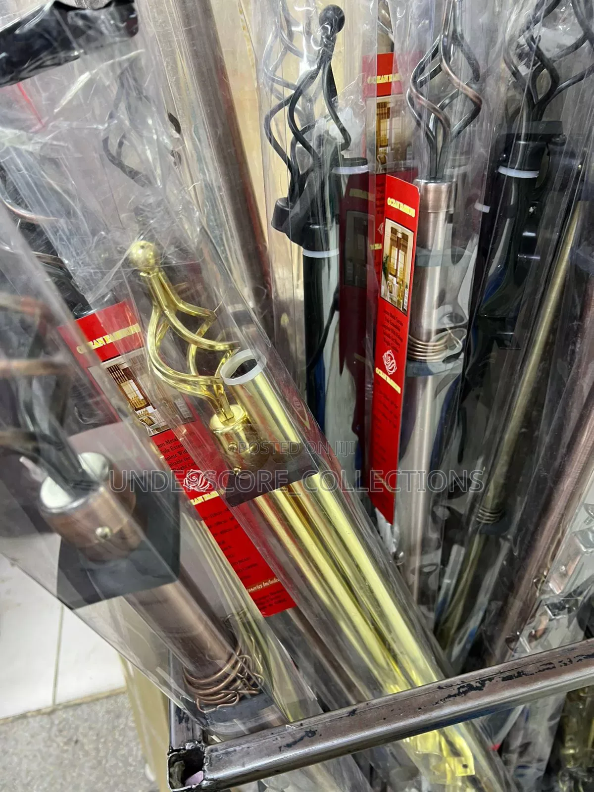 Modern Adjustable Double Curtain Rods
