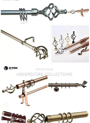 Modern Adjustable Double Curtain Rods