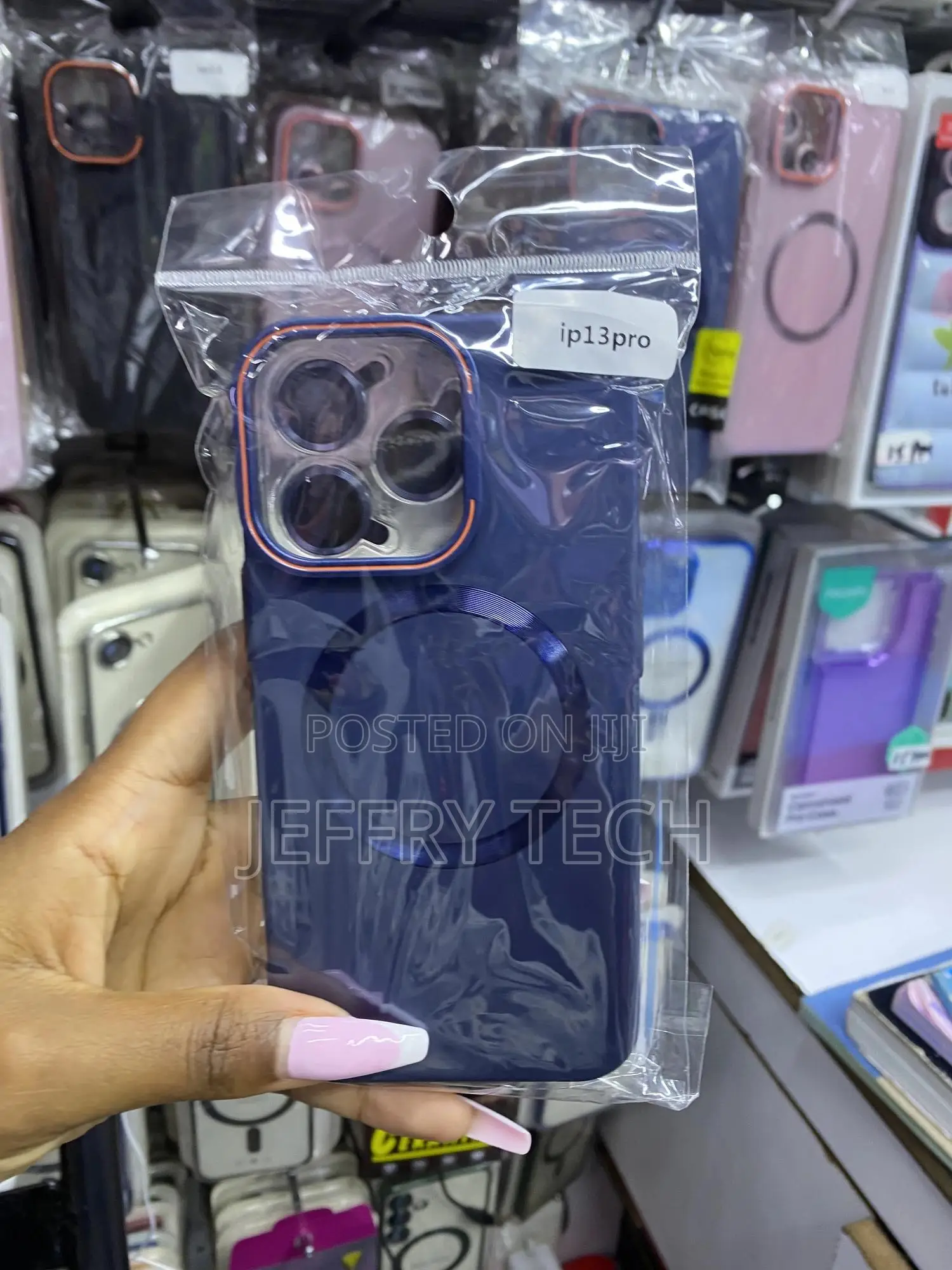 Xasewa Magnetic for iPhone 13 Pro Max Case With Lense Protector /Stand
