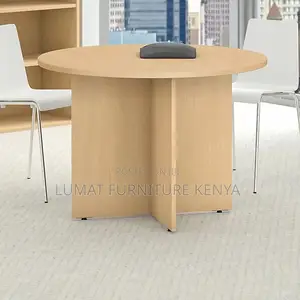 Stylish Minimal Round Discussion Table