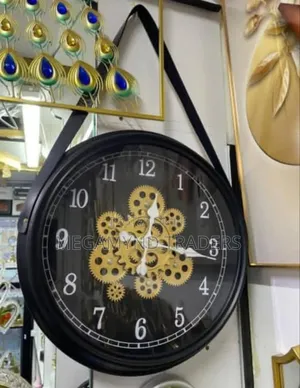 Rotating Moving Gear Wall Clock