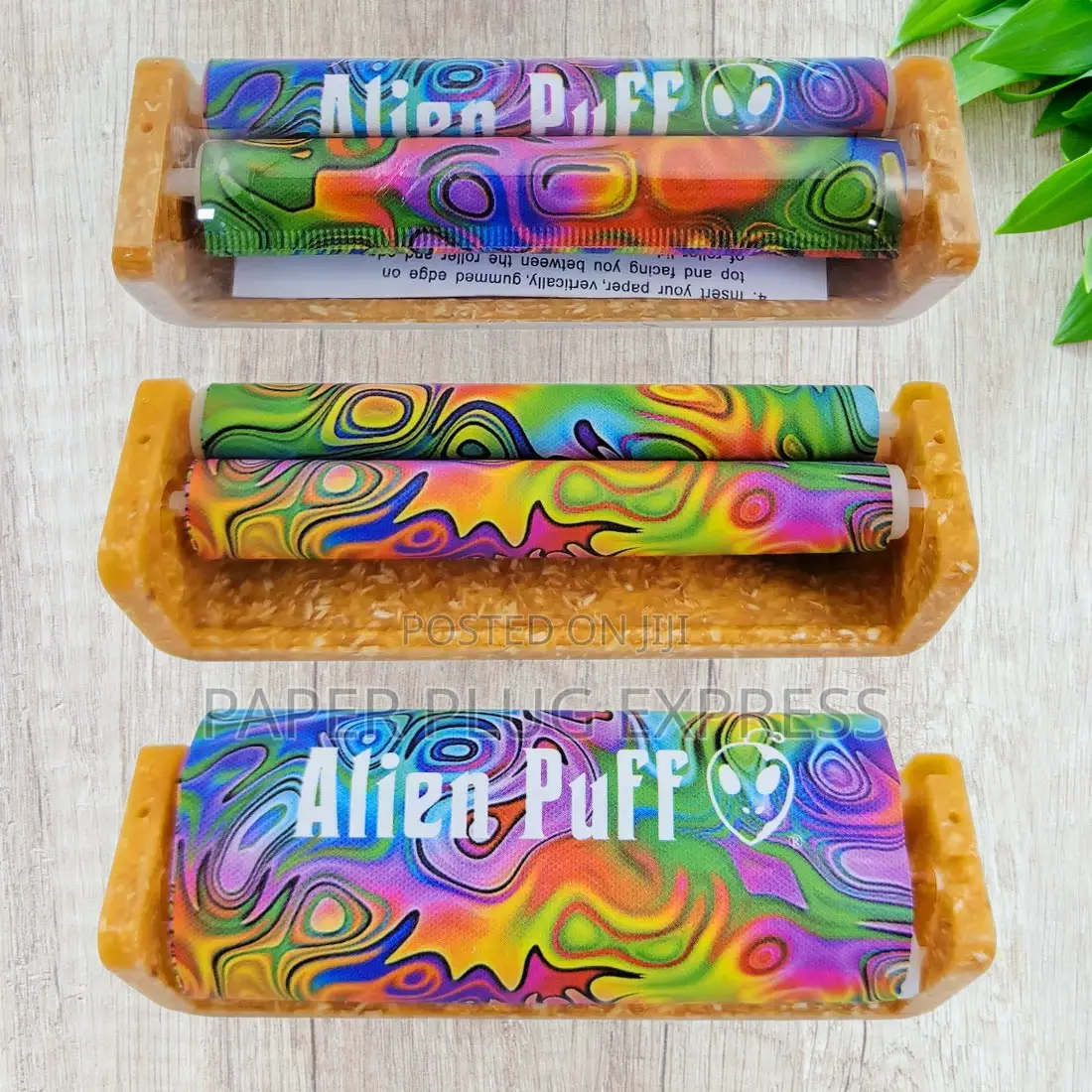 Alien Puff Hemp Plastic Rolling Machine 1 1/4 Size 79mm