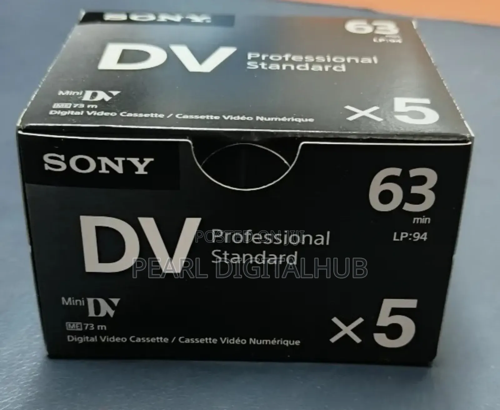 Sony Mini Dv Professional Standards 63min 5 Pack