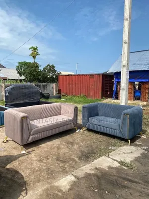 5 Seater Matching Channel-Tufted Sofa - Pay on Delivery