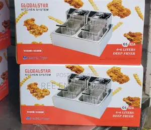 2500watts+ 2500watts Globalstar 6+6lt Deep Fryer