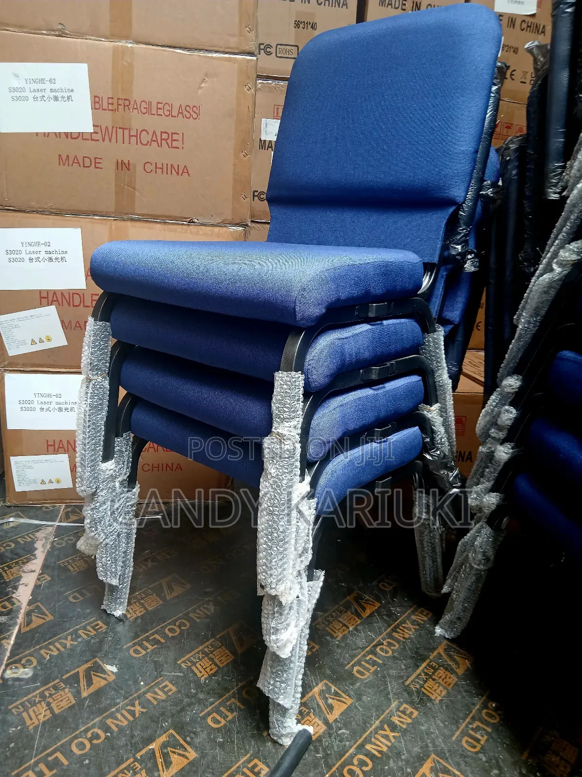 Blue Auditorium Chair
