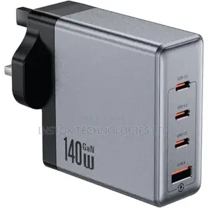 Green Lion Gan Premium Uk Plug Wall Charger 140w