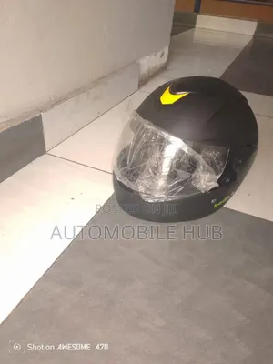 Black Riding Helmet With Reflector