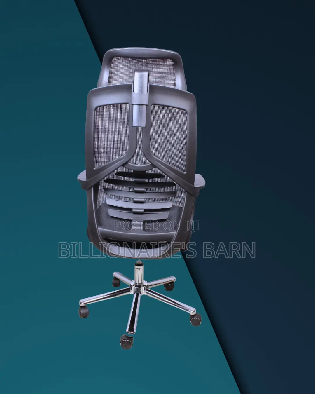 High Back Mesh Office Chair (Quiet-roll) — Only A Few Left