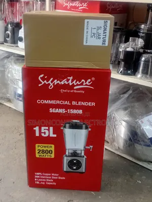 Signature 15l  Commercial Blender With Extra 5l Jar
