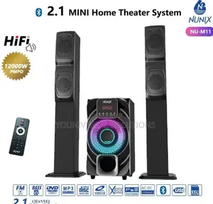2.1ch Nu- M11 Nunix Home Theater Speaker System Tall Boy