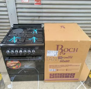 Roch 3 Gas and 1 Electric Hot Plate Auto Ignition Free Standing Cooker
