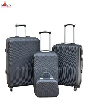 Hardshell 4in1 Double Zip Fiber Suitcase