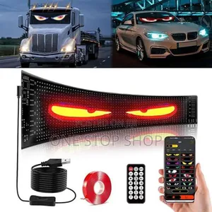 37cm Car Windscreen Led Matrix Panel Bluetooth Control App Sign