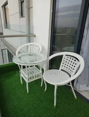 White 2 Seater All Weather Dining Set