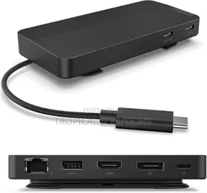 Lenovo Usb-C Dual Display Travel Dock With 100w Adapter