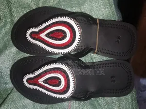 Handmade Masai Sandals With Nice Decoration Available