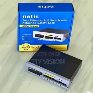 Netis 6 Port Poe Switch St106pdi-2-65 (4port Poe)