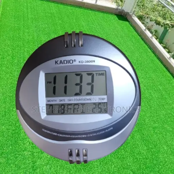 Multi-Function Kadio Digital Wall Clock With Am/Pm Time Format