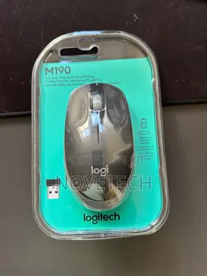 Logitech M190 Wireless Mouse Full Size Comfort Curve Design 1000dpi