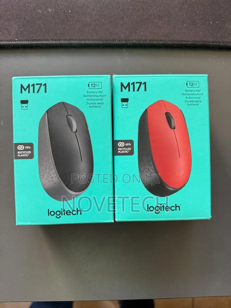Logitech M171 Wireless Mouse for Pc,Mac, Laptop 12-Months Battery Life