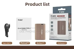 Type C Lp E6nh Battery