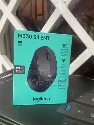 Logitech - Wireless Mouse Logitech Silent Plus M330 Black