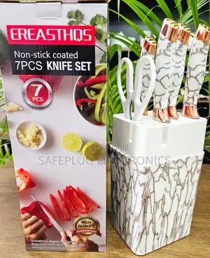 Sundabests 7pcs Knife Set Good Quality Non-Stick Coated