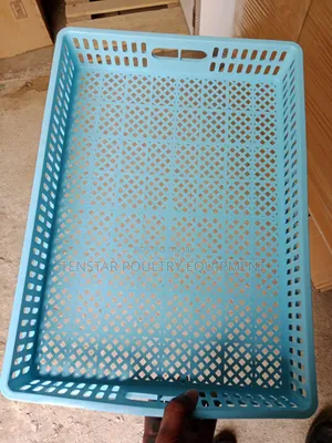 Blue Hatching Basket