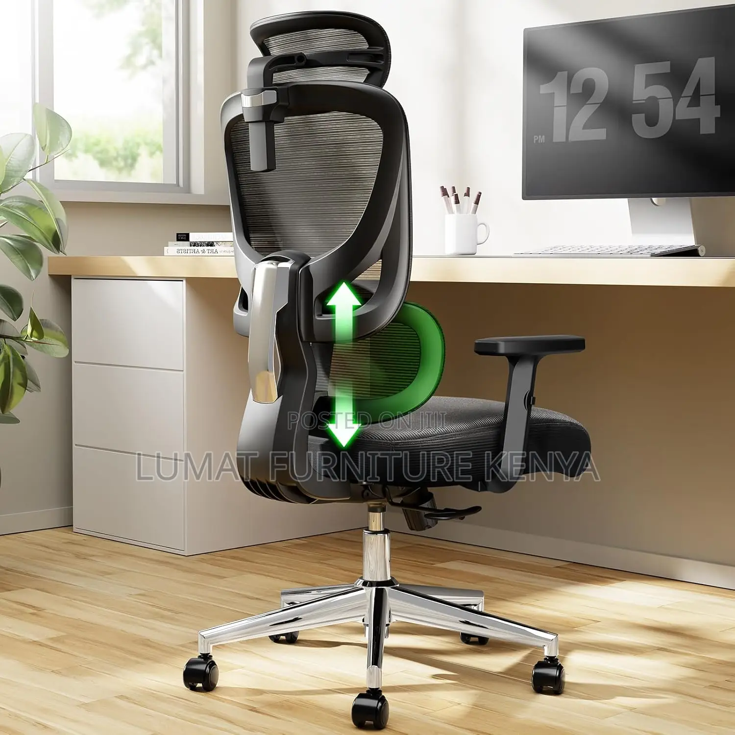 Orthopedic High Back Office Seat