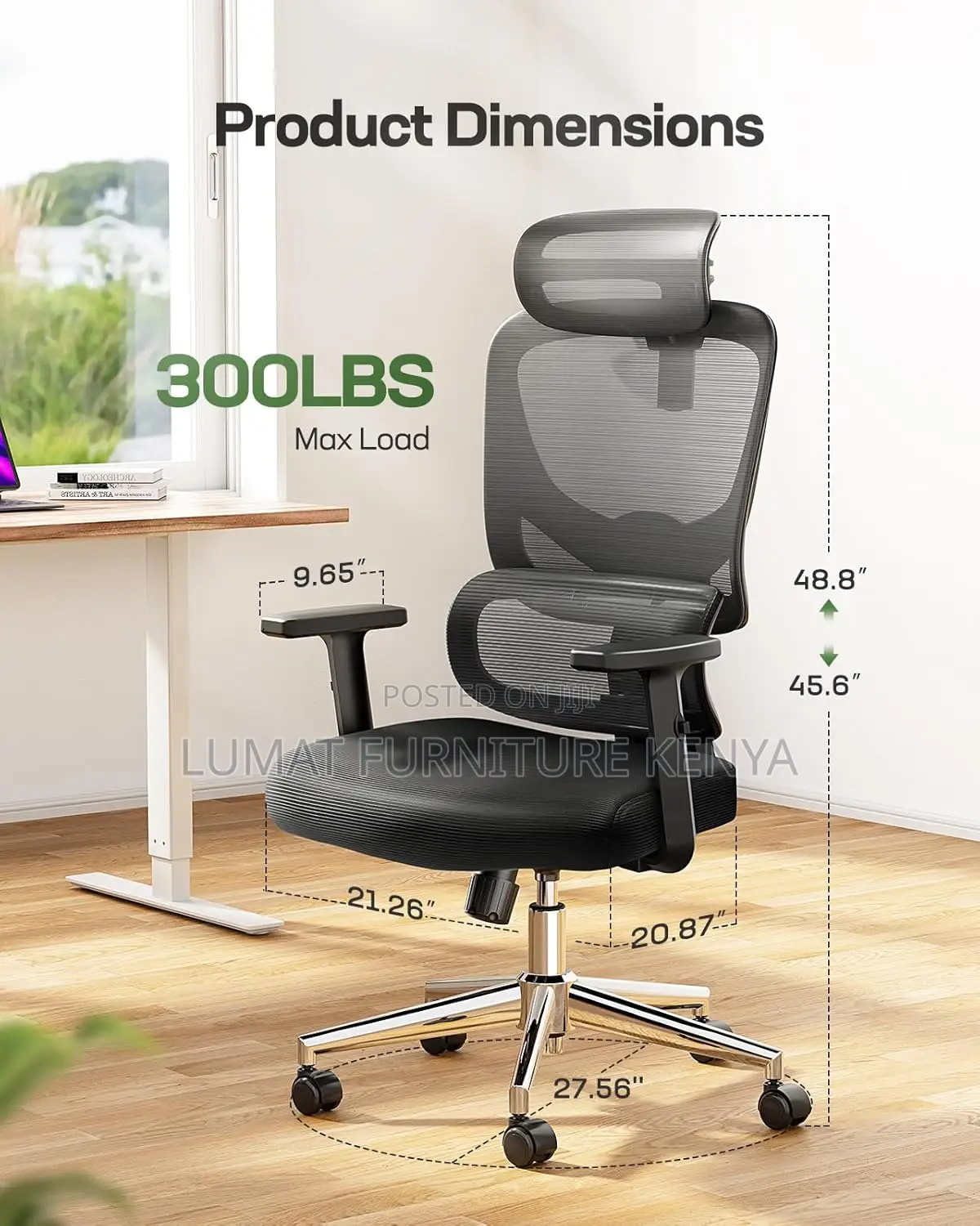 Orthopedic High Back Office Seat