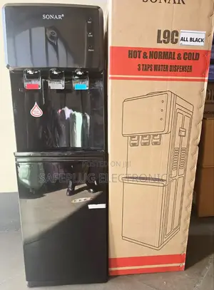 Sonar L9c Model - 3 Taps All Black Design Water Dispenser