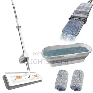 Flat Mop With Foldable Bucket-Pa