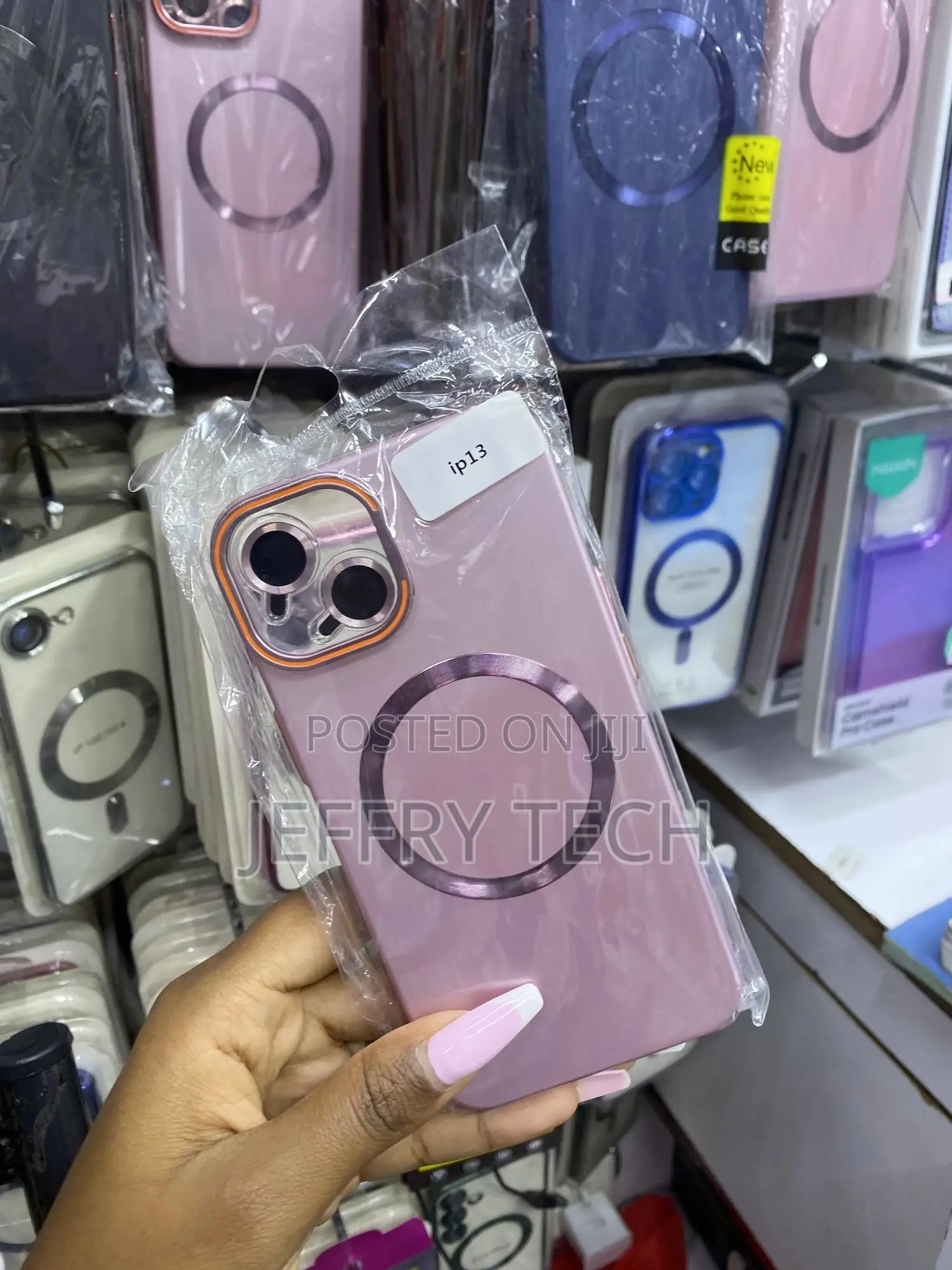 Ofata iPhone 13 Magsafe Case With Camera Lens Protector and Stand