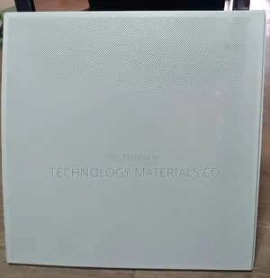 Powder-coated Aluminium Ceiling Panels 600x600mm–Acoustic & Ventilated