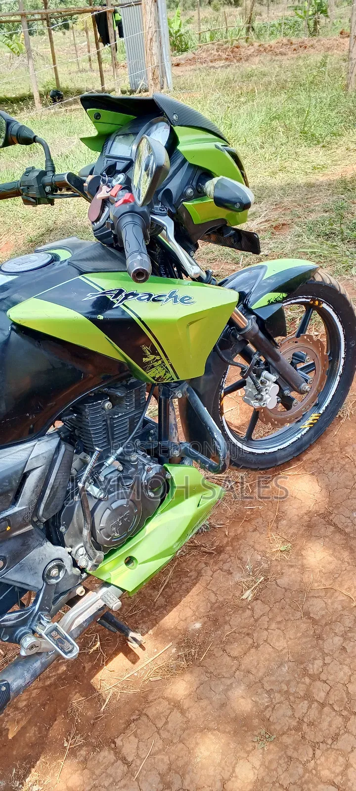 TVS Apache 160 4V 2021 Green